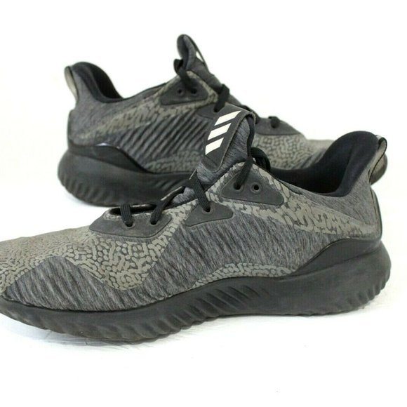 Adidas Alpha bounce 3 Men's Size US 8 Grey/Black Running Shoe DA9561 - Picture 3 of 8